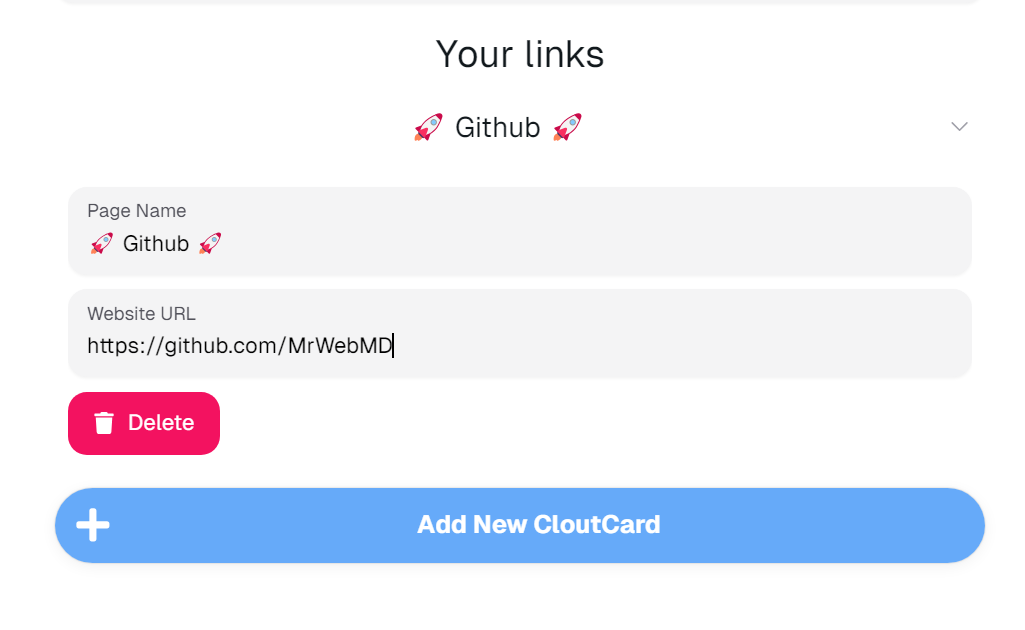 Adding a link to your landing page